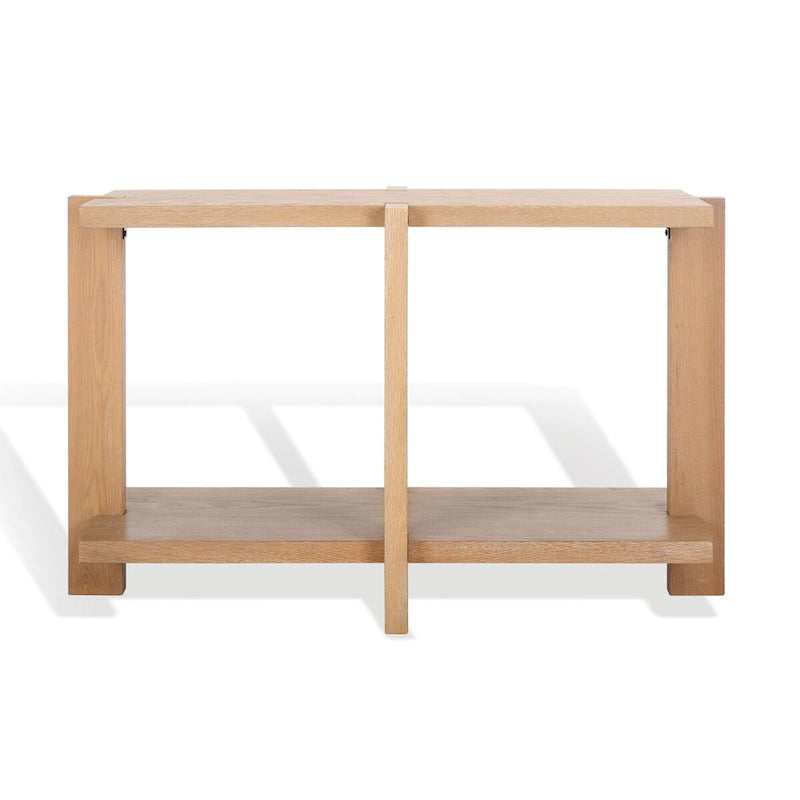 SAFAVIEH Couture Quigley Table console rectangulaire en bois - 48Lx20Px30H