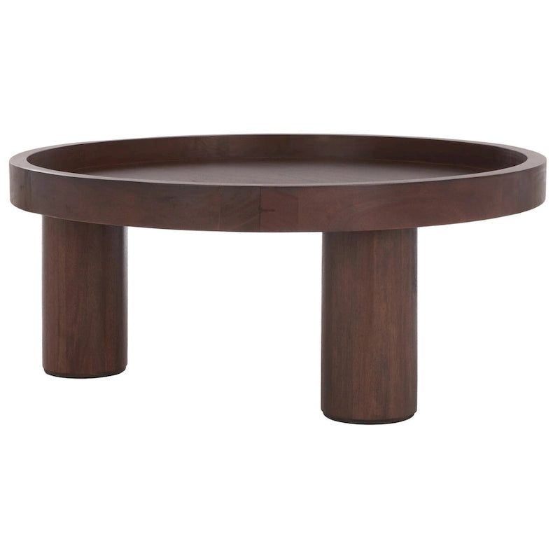 Table basse ronde à 3 pieds SAFAVIEH Home Meek - 36Lx36Px15H