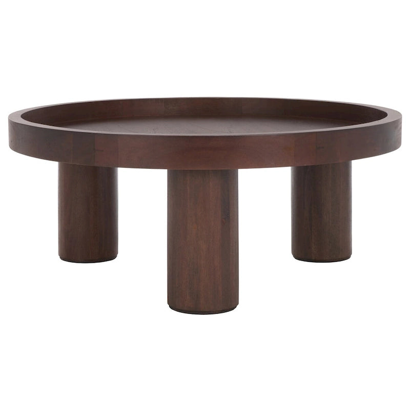 Table basse ronde à 3 pieds SAFAVIEH Home Meek - 36Lx36Px15H