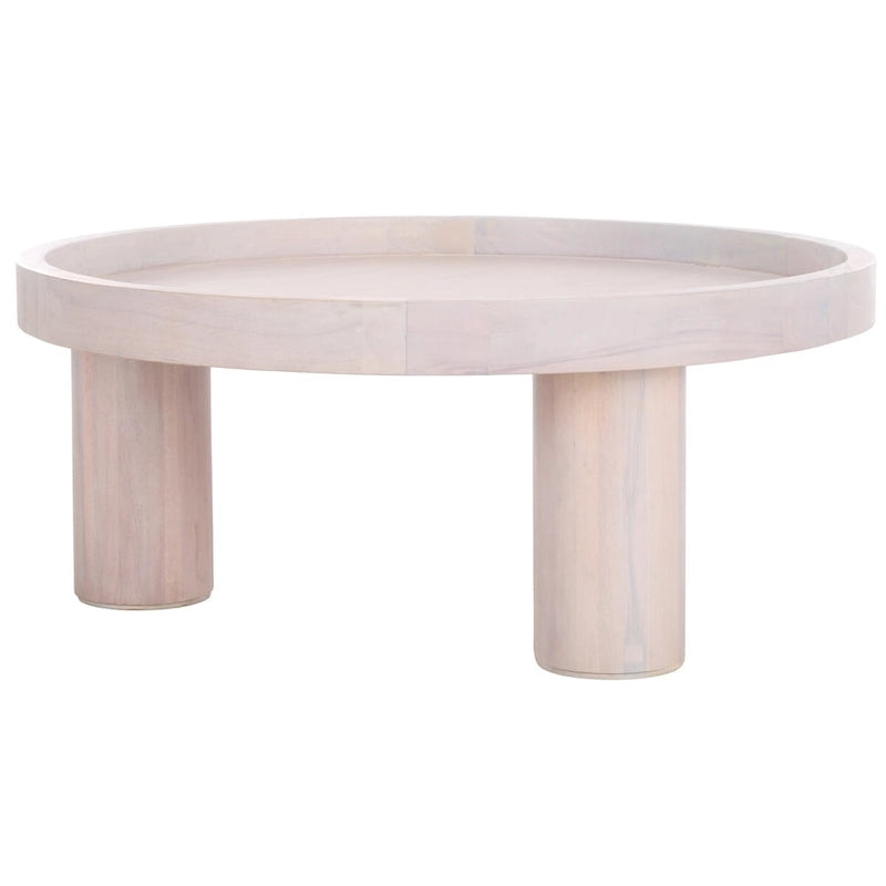 Table basse ronde à 3 pieds SAFAVIEH Home Meek - 36Lx36Px15H