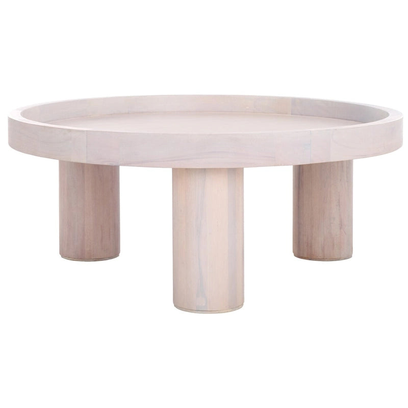 Table basse ronde à 3 pieds SAFAVIEH Home Meek - 36Lx36Px15H