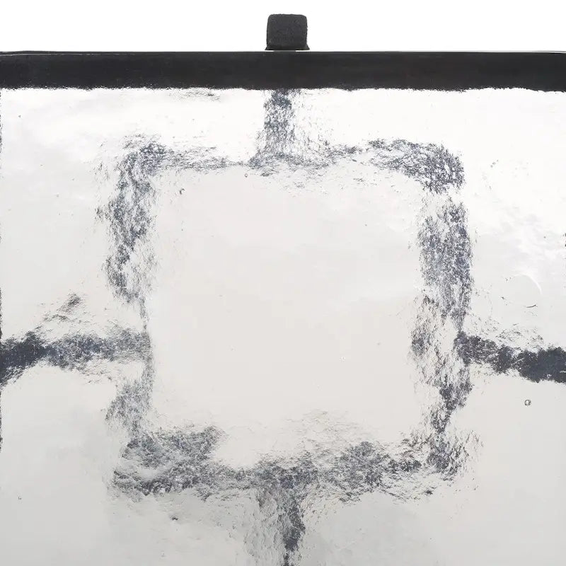 SAFAVIEH Couture Giabelle Table d'appoint en verre moulé – 20,3L x 20,3P x 61H