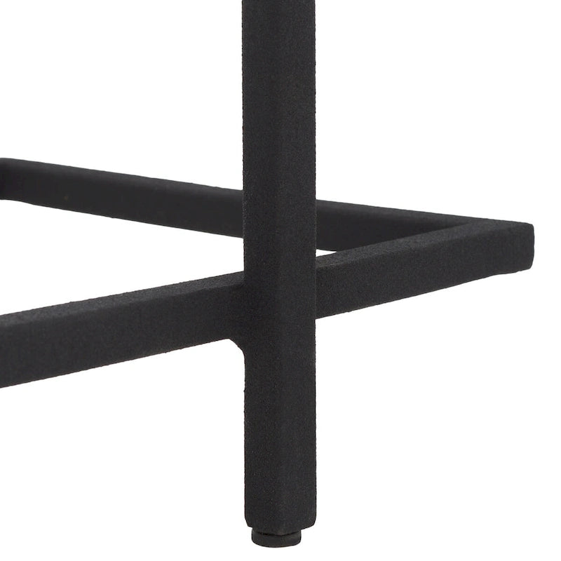 SAFAVIEH Couture Giabelle Table d'appoint en verre moulé – 20,3L x 20,3P x 61H